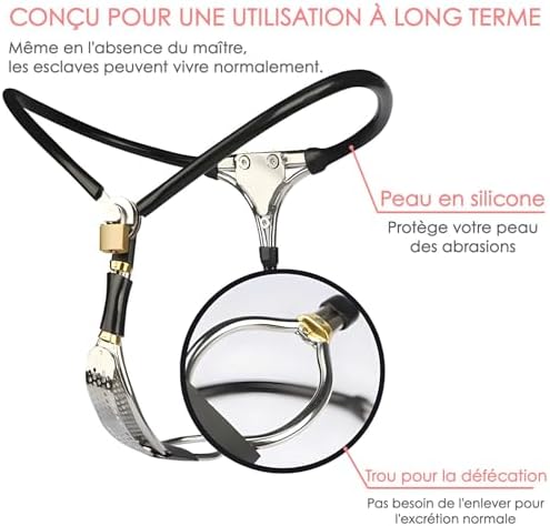 Vue 3 de Female Chastity Belt Invisible