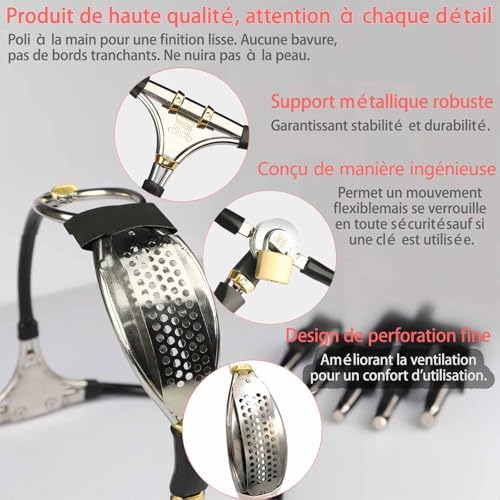 Vue 5 de Female Chastity Belt Invisible