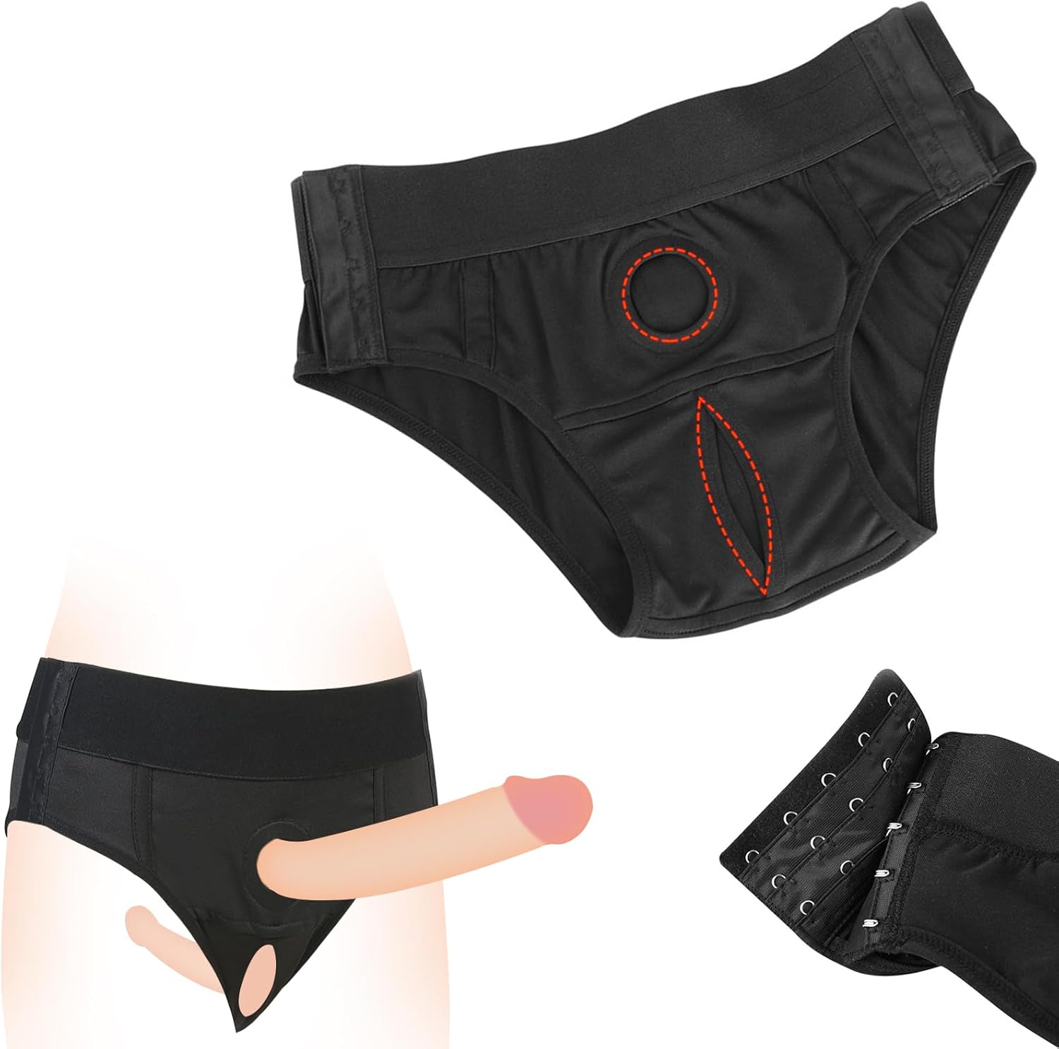 Bdsmyou Double Gode Ceinture