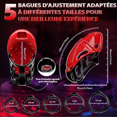 Vue 3 de Cage De Chastete Penis