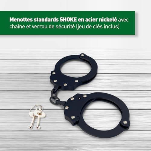 Vue 2 de Shoke Veritables Menottes De