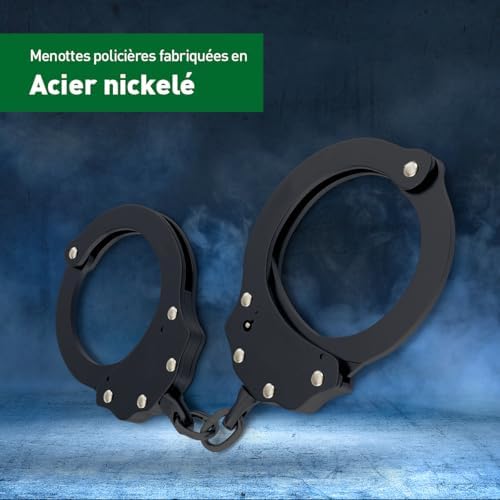 Vue 4 de Shoke Veritables Menottes De