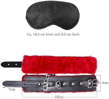 Vue 4 de Cuir Noir Ajustable En