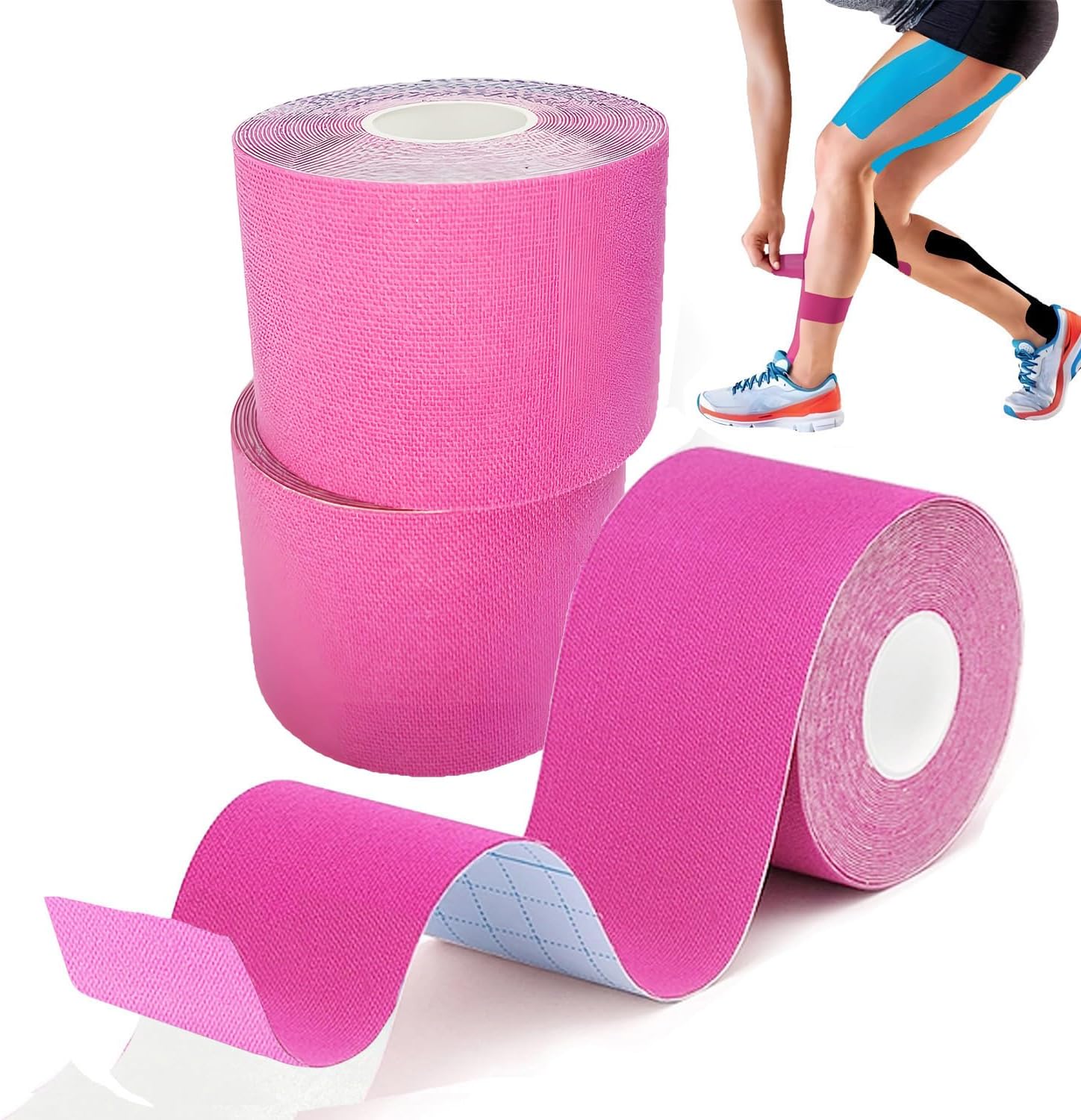Rouleaux Rose Kinesio