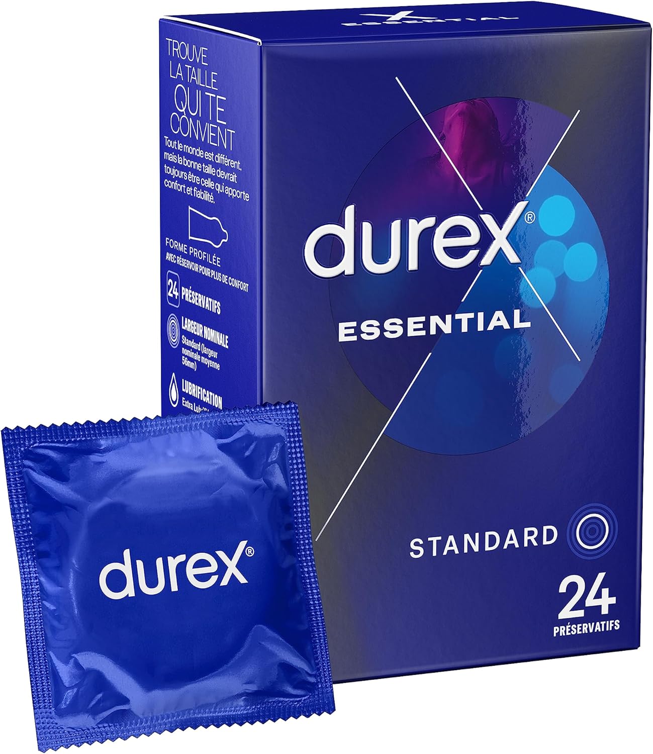 Durex Essential Preservatifs Extra