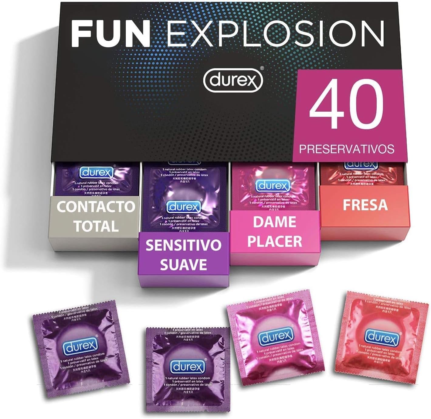 Durex Preservatifs Mixtes Fun