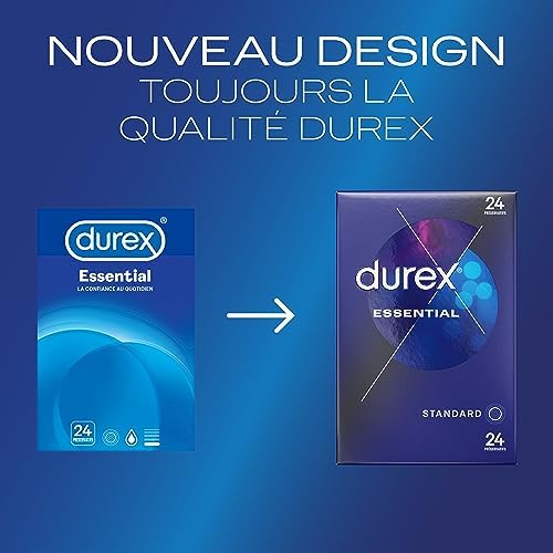 Vue 4 de Durex Essential Preservatifs Extra