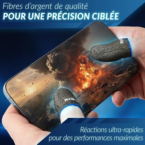 Vue 6 de Risoka Gaming Finger Sleeve