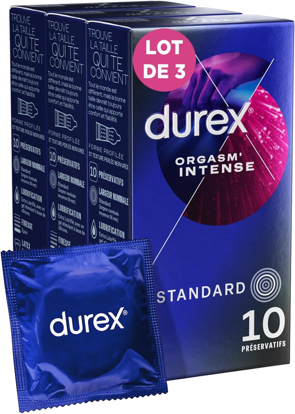 Durex Preservatifs Orgasmintense Extra