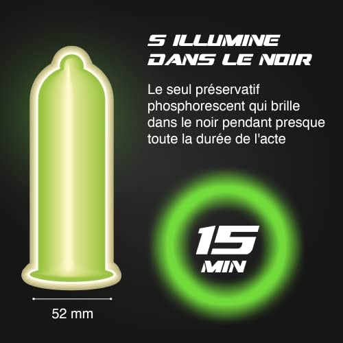 Vue 3 de Love Light Preservatifs Lubrifies