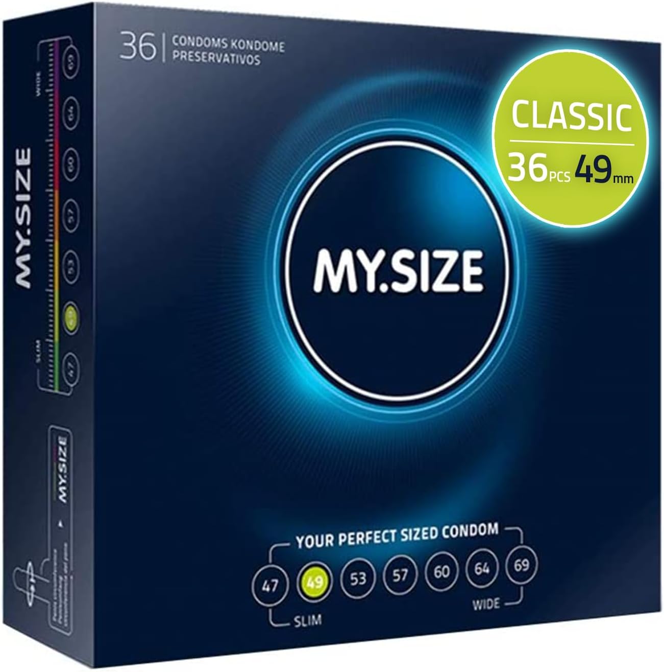 Preservatif Mysize Mm Pieces