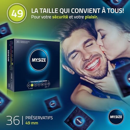 Vue 2 de Preservatif Mysize Mm Pieces