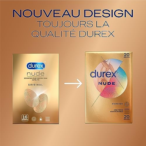 Vue 4 de Durex Nude Preservatifs Pour