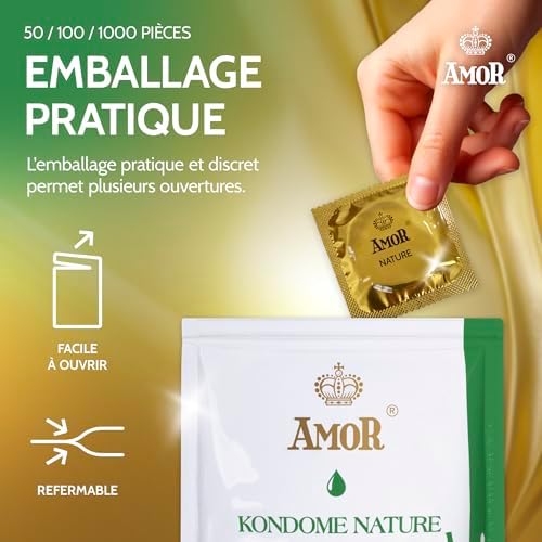 Vue 6 de Preservatifs Amor Nature Premium