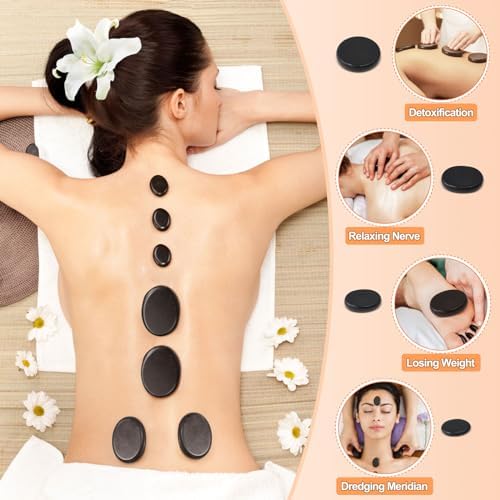 Vue 2 de Ricyea Hot Stone Kit
