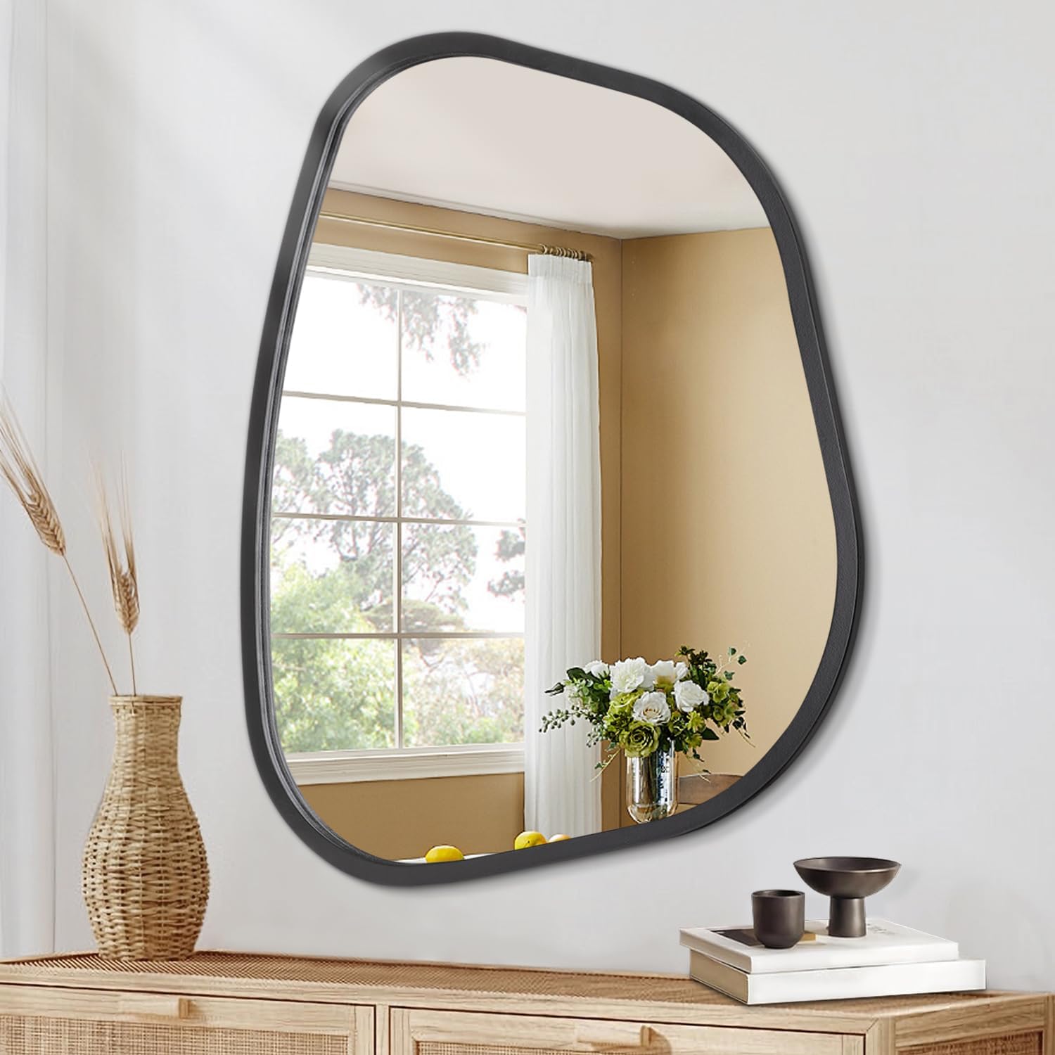 Hlfmvwe Grand Miroir Asymetrique