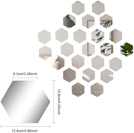 Vue 2 de Pangutheos Pieces Hexagonal Miroir