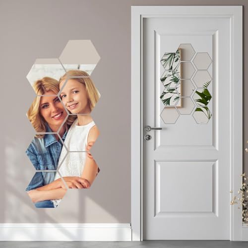 Vue 6 de Pangutheos Pieces Hexagonal Miroir