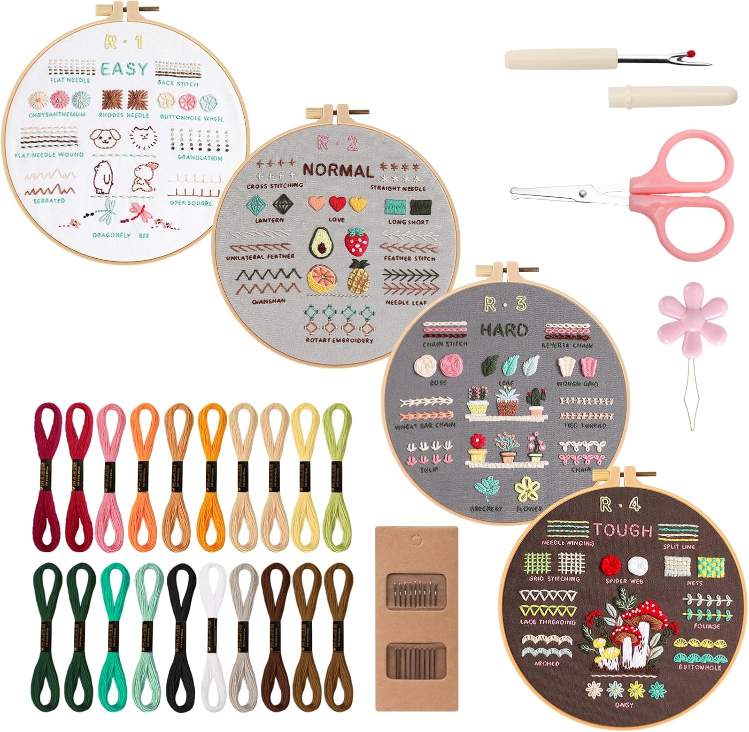 Vynyqoo Pcs Kit Broderie