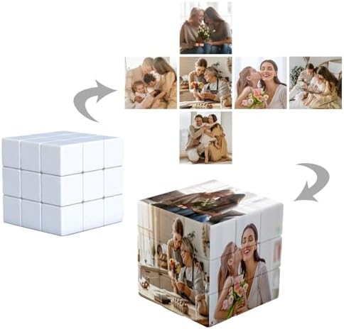 Vue 2 de Cube Personnalise Photo Cube