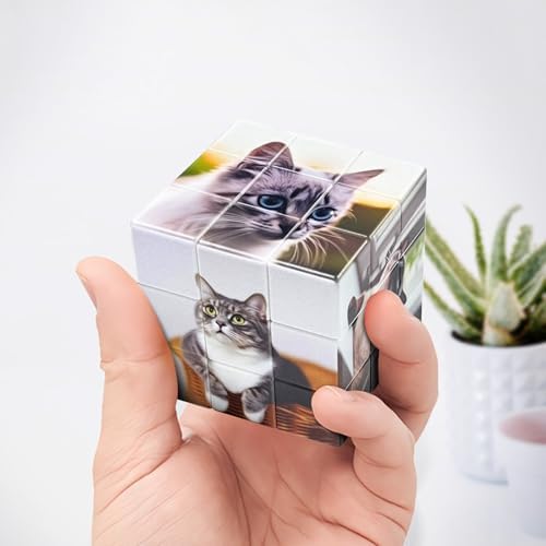 Vue 4 de Cube Personnalise Photo Cube
