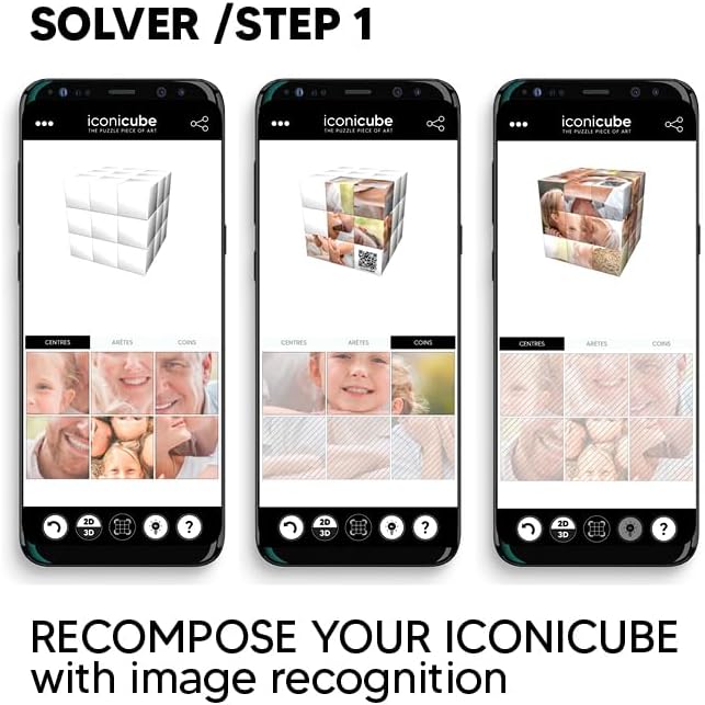 Vue 5 de Iconicube Photo Puzzle Cube
