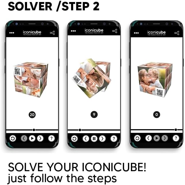 Vue 6 de Iconicube Photo Puzzle Cube
