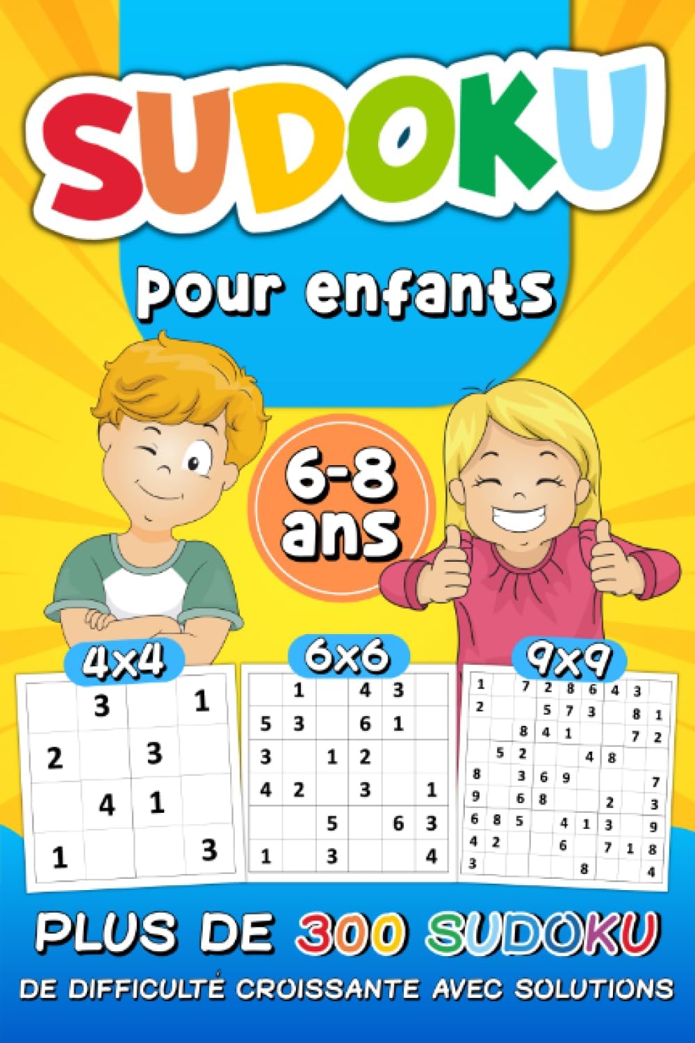 Vue 4 de Sudoku Enfants Ans Grilles