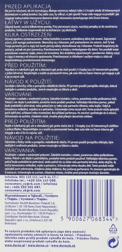 Vue 2 de Durex Intense Orgasmic Gel