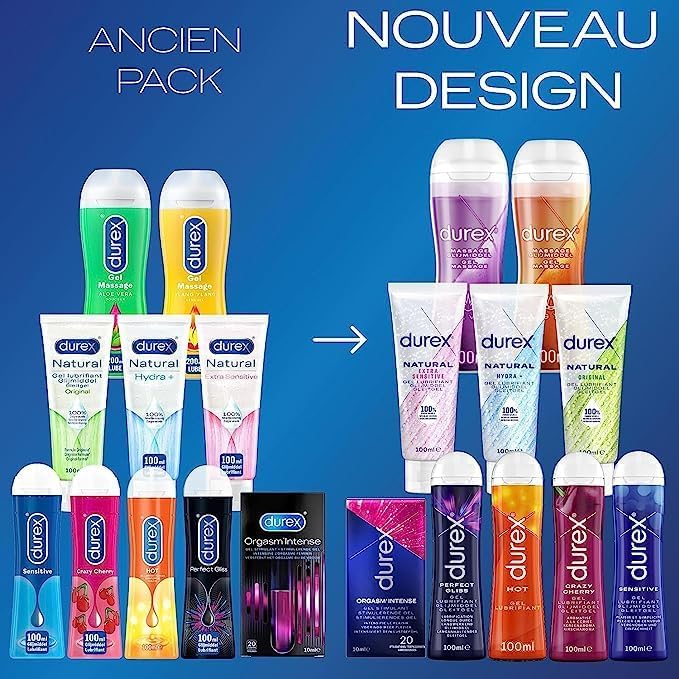 Vue 2 de Durex Lubrifiant Sexuel Intime