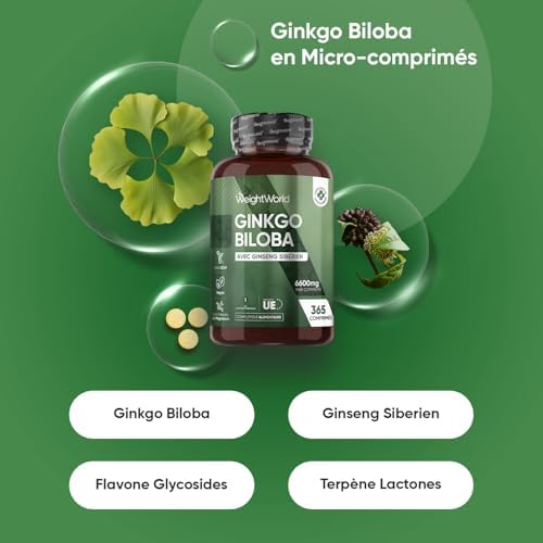 Vue 2 de Ginkgo Biloba Mg Avec