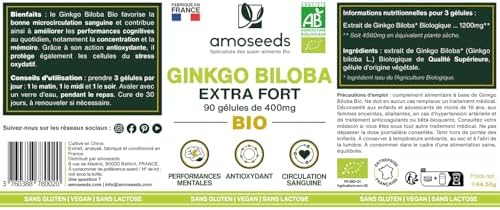Vue 6 de Ginkgo Biloba Bio Extra