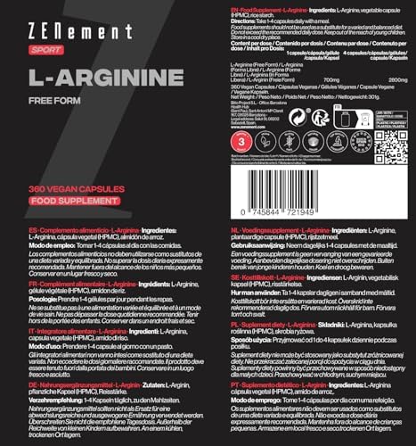 Vue 4 de Larginine Pure Mg Gelules