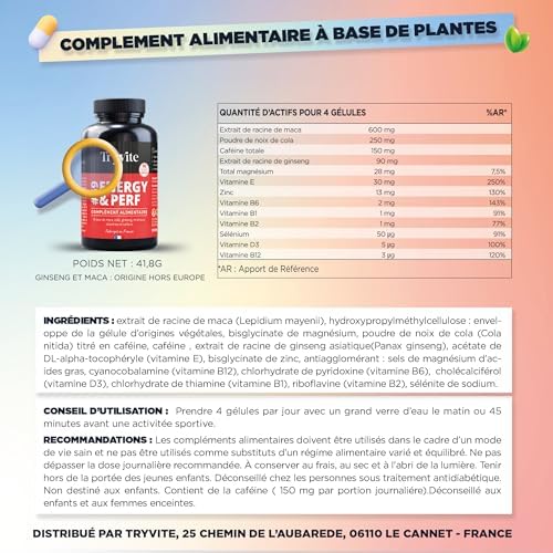 Vue 6 de Formule Testo Homme Performances