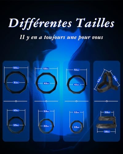 Vue 2 de Sex Toys Tailles Anneau
