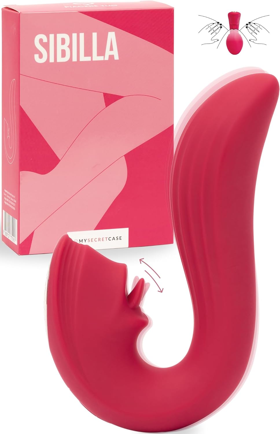 Mysecretcase Vibromasseur Langues Point