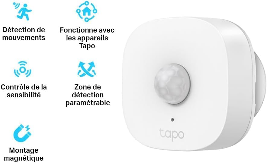 Vue 2 de Tapo Detecteur De
