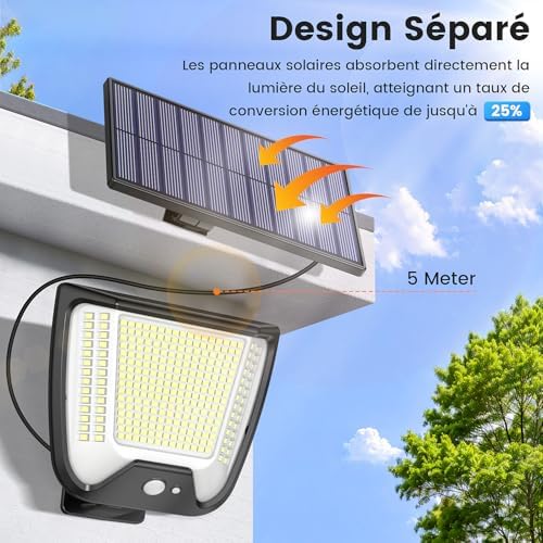 Vue 4 de Solaire Exterieur Mouvement Detecteur