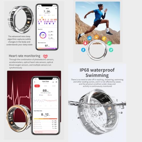 Vue 4 de Bague Intelligente Tracker De