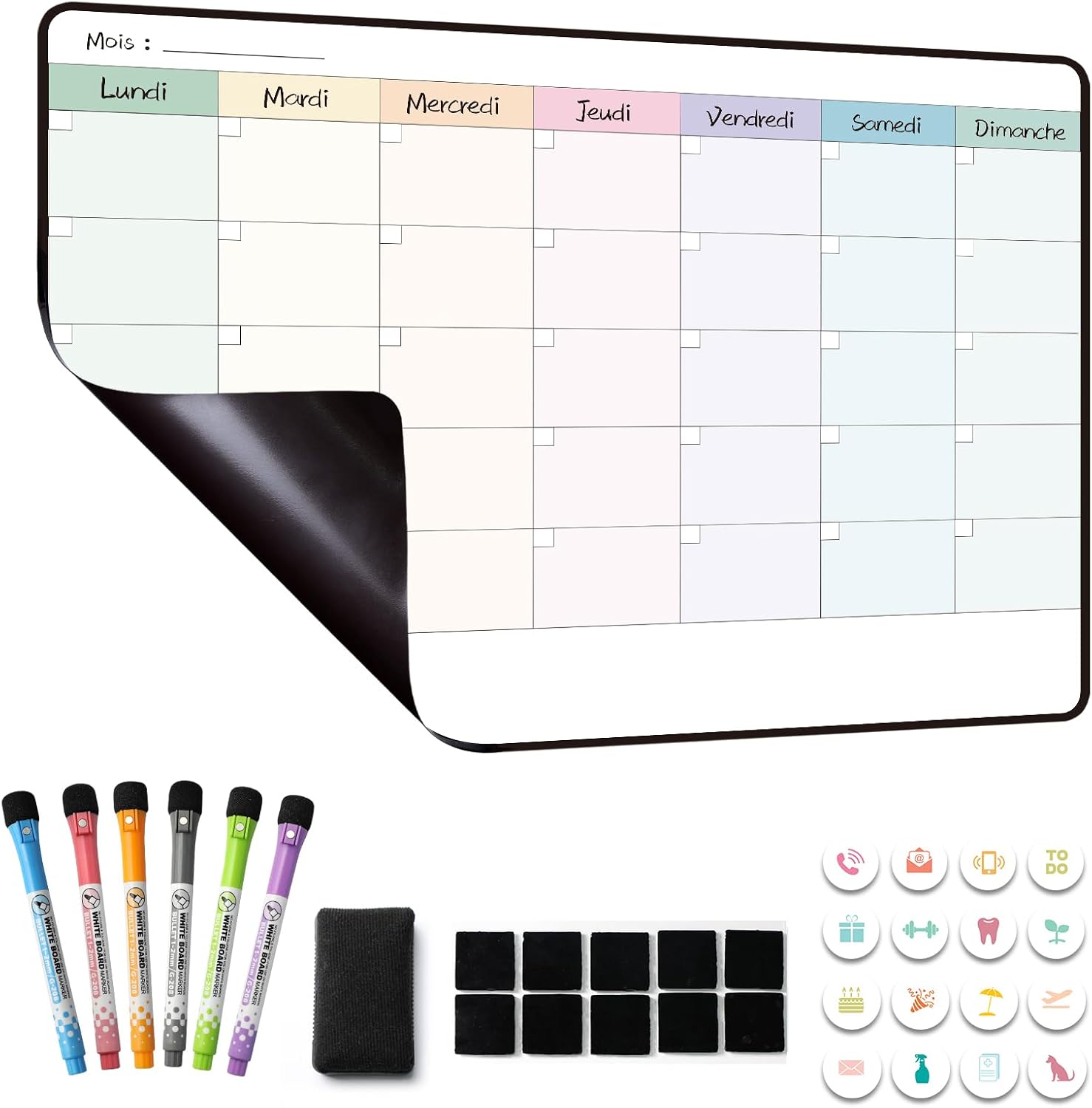 Mccorl Calendrier Tableau Organisateur