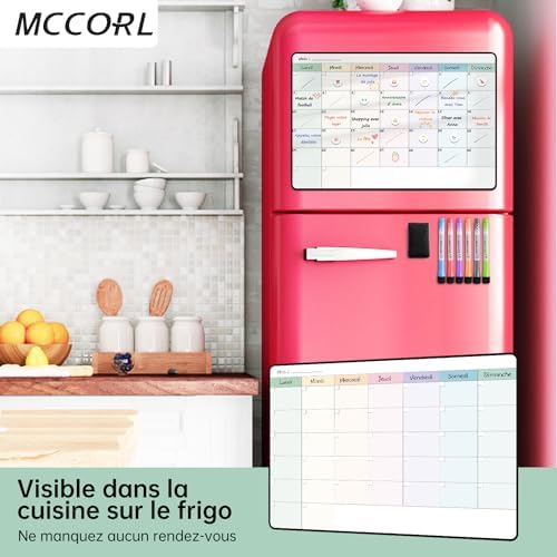 Vue 3 de Mccorl Calendrier Tableau Organisateur