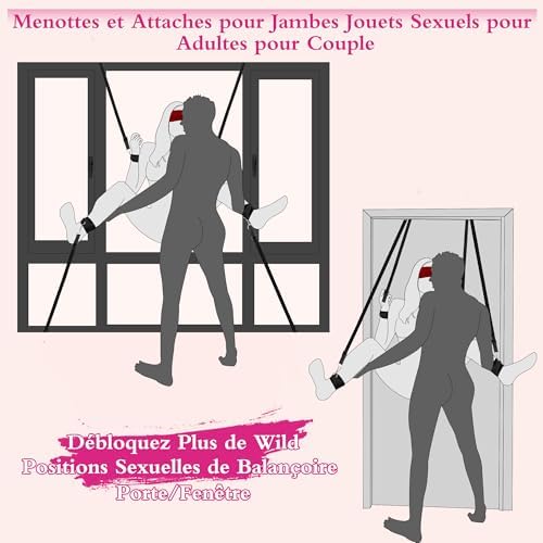 Vue 4 de Menottes Sex Lit Bdsm