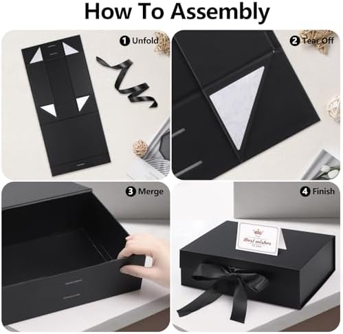 Vue 3 de Hianjoo Boite Cadeau Avec
