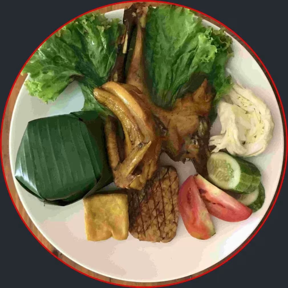 Nasi Ayam Goreng Kampung Komplit