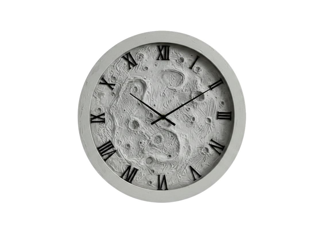 Moon Time Decorative Clock