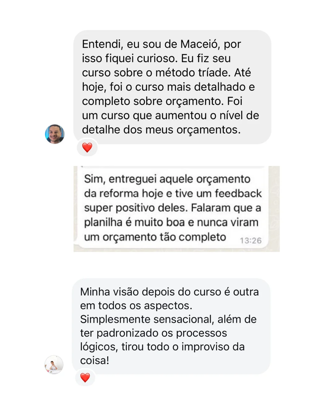 Depoimento de aluno 5