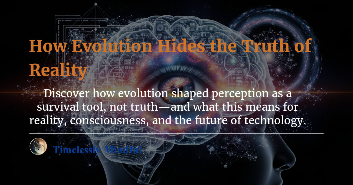 How Evolution Hides the Truth of Reality | Timelessly Mindful