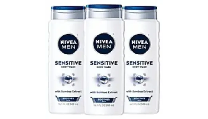 Unlock the Ultimate Clean Get 3Pack NIVEA MEN Sensitive Body Wash with Bamboo Extract