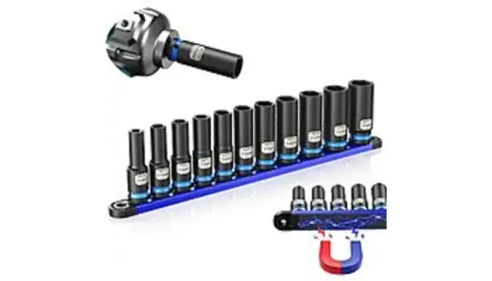 Prime Members: 11-Pc Seesii 1/2″ Drive CR-MO Deep Impact Socket Set (10-24mm) - Now $20.00 at Amazon