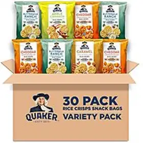  Big Savings Alert Grab the 30Pack Quaker Rice Crisps Variety Mix for Just $15.00 on Amazon  Sweet & Savory Flavors Await